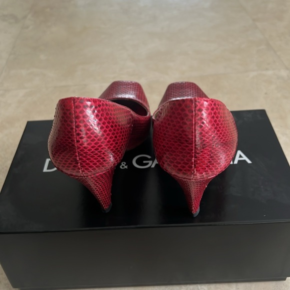 Dolce and Gabbana open toe heel